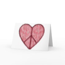 Peace, Love, Valentines cards