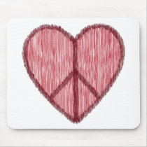 Peace, Love, Valentines mousepads by JesKiddin Peace, Love, Valentines mousepads