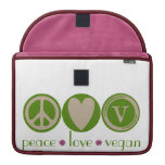 Peace Love Vegan MacBook Pro Sleeve
