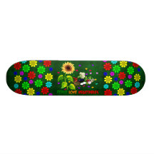 Peace Love Vegetables Skateboards