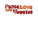 Peace Love Veggies t-shirts