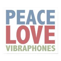 Peace Love Vibraphones posters by TeeShirtsTShirts Peace Love Vibraphones posters