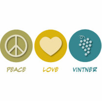 Peace Love Vintner photo sculptures by 1000suns Peace Love Vintner photo sculptures