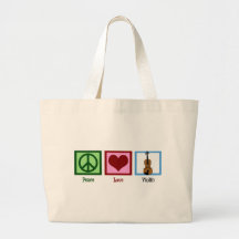 Peace Love Violin Bags