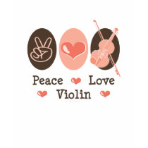 Peace Love Violin Kids Ringer T shirt by MusicTeesGifts Peace Love Violin Kids Ringer T shirt