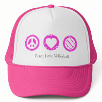 Peace, Love, Volleyball Final Pink hats
