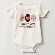 Peace Love Volleyball  Organic t-shirts
