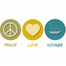 Peace Love Voyage photo sculptures