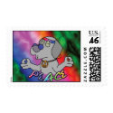 Peace Love Weimaraner Postage Stamps