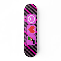 Peace Love Western Sahara skateboards
