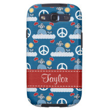 Peace Love Whales Galaxy SIII Cover