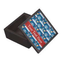 Peace Love Whales Gift Box Premium Keepsake Boxes
