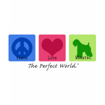 Peace Love Wheaten t-shirts