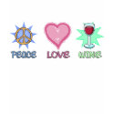 Peace Love & Wine t-shirts by MishMoshTees Peace Love & Wine t-shirts