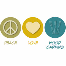 Peace Love Wood Carving photo sculptures by 1000suns Peace Love Wood Carving photo sculptures