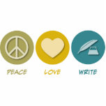 Peace Love Write Photo Cutout