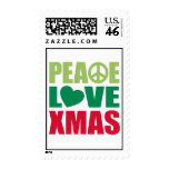 Peace Love Xmas Postage