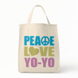 Peace Love Yo-Yo Tote Bags