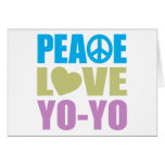 Peace Love Yo-Yo Greeting Card