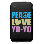 Peace Love Yo-Yo Tough Iphone 3 Cases