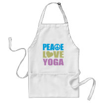 Peace Love Yoga Apron