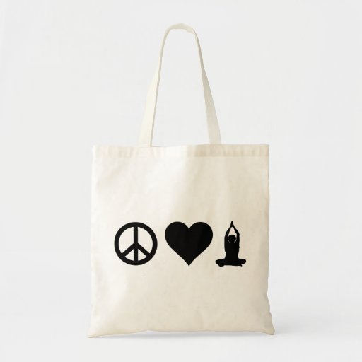 Peace Love Yoga Bag