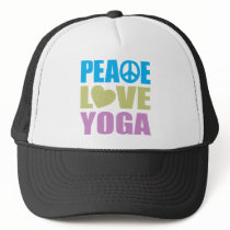 Peace Love Yoga Hats