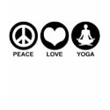 Peace Love Yoga t-shirts by magarmor Peace Love Yoga t-shirts