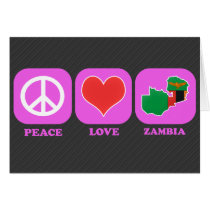 Peace Love Zambia cards