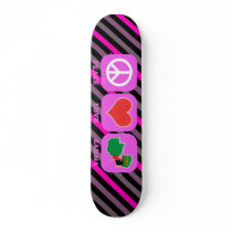 Peace Love Zambia skateboards