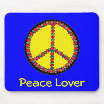 Peace Lover Mouse pad mousepads by IArtist40 Peace Lover Mouse pad mousepads