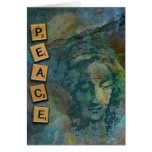 Peace Madonna Collage Card cards