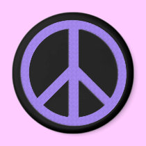 Peace Magnet (Purple) magnets
