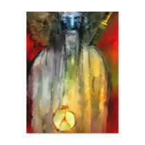 Peace  man Postcard postcards