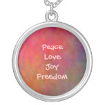 Peace Mantra Necklace