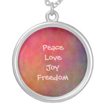 Peace Mantra Necklace necklaces