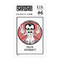 Peace Message From Incognito Mascot Postage Stamps