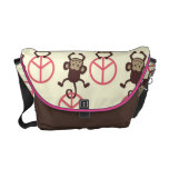 Peace Monkey Messenger Bag 2