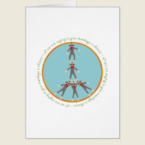 Peace Monkeys Card cards
