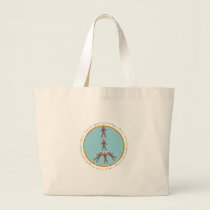 Peace Monkeys Jumbo Tote bags