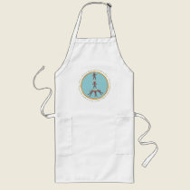 Peace Monkeys Long Apron aprons