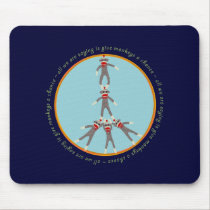 Peace Monkeys Mouse Pad mousepads