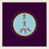 Peace Monkeys Poster posters