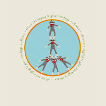 Peace Monkeys t-shirts