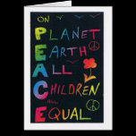 PEACE- Mother's Day Card cards