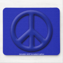 Peace Mousepad by screwballgraphics Peace Mousepad
