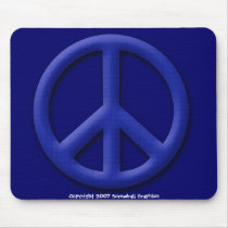 Peace Mousepad by screwballgraphics Peace Mousepad