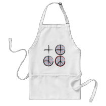 Peace  NOT Crosshairs Apron