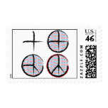 Peace Not Crosshairs postage
