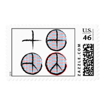 Peace Not Crosshairs stamps